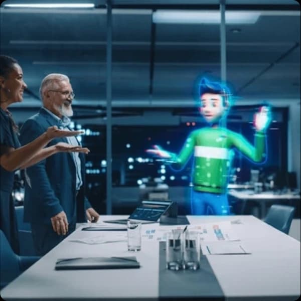 Hôte d'accueil virtuel IA pour une gestion intelligente des visiteurs